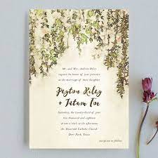 English Countryside Customizable Wedding Invitations In Brown Or Green By Design Lotus Simple Wedding Invitations Rustic Beach Wedding Invitations Wedding Invitations