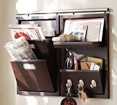 Daily Organization System Hanging Shelf With Hooks Pottery Barn