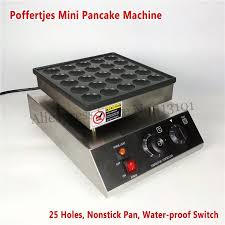 Buy Dutch Poffertjes Machine Mini Pancake Grill 950w 25 Holes Non Stick Cooking Surface 2pcs Lot Free Shipping