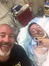 Daddy Dave wrecks new car