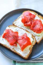 I love smoked salmon, especially nova lox with cream cheese so this appetizer has my name all over it! Cream Cheese Smoked Salmon Toast All Things Mamma