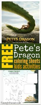 Top 25 dragon coloring pages for preschoolers: Free Pete S Dragon Coloring Sheets Kids Activities Petesdragon