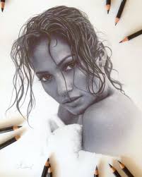70 Desenhos Hiperrealistas Incriveis Feitos Apenas Com Lapis De Cor Desta Artista Russa Surreal Portrait Realistic Drawings Celebrity Drawings