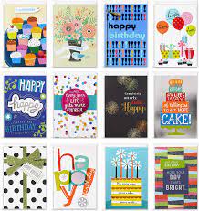 Founded in 1910 by joyce hall, hallmark is. Amazon Com Hallmark Assorted Birthday Greeting Cards 12 Cards And Envelopes Office Products