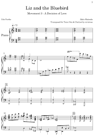 Liz and the Bluebird - Sheet music for Piano
