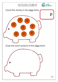 The player with the most money when a player reaches the end is the winner! Count The Coins 2 Money Maths Worksheets For Year 1 Age 5 6 By Urbrainy Com