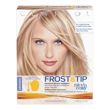 A light brown highlight on dark hair gives off a beautiful gradient effect. Clairol Nice N Easy Frost Tip Original Hair Highlighting Kit Walmart Com Walmart Com
