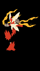This Minimalist Blaziken Wallpaper I Made 1080x1920 Psychedelic Illustration Pokemon Teams Digital Drawing