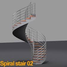 Spiral Stair 3d Model Spiral Stairs Stairs 3d Model