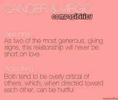 Friendship compatibility both virgo and cancer are earnest and dedicated to their friendship. She Definitely Can Be Hurtful But It S Also Mostly My Fault But That Love We Have That Love Is Virgo And Cancer Cancer Virgo Compatibility Virgo Compatibility