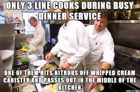 It makes our work easier, and the end result is better for you, when you commit to one chair and one chair only (unless you're in london's knightsbridge and need a stellar blowout while on vacation). Work Stories From A Line Cook Album On Imgur