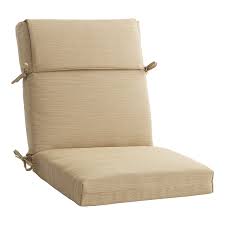 Allen Roth Madera Linen Wheat High Back Patio Chair Cushion Lowes Com In 2020 Patio Chair Cushions Patio Chairs Chair Cushions