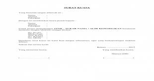 Contoh Surat Kuasa Perpanjang Stnk Motor Bagi Contoh Surat