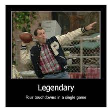 Not bad at all but how can you enjoy it without peg buggin you all the time. Four Touchdowns In A Single One Game Polk High Football Al Bundy 33 T Shirt