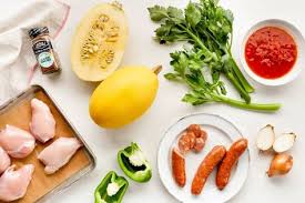 Recipe Spaghetti Squash Jambalaya Recipe Recipes Sausage And Spaghetti Squash Spaghetti Squash