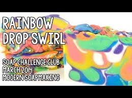 Rainbow Drop Swirl Video Coconut Oil Free Soap Recipe Swirl Soap Drop Swirls Soap Recipes