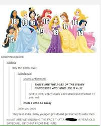 I M The Same Age As Snow White That S Creepy Disney Princess Ages Disney Funny Disney Jokes