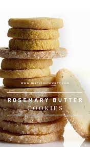 Rosemary Butter Cookies Butter Cookies Rosemary Recipes Butter Cookies Recipe