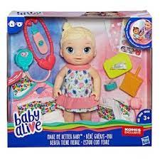 Baby Alive Blonde Cute Hairstyles Baby By Hasbro In 2020 Baby Alive Baby Alive Dolls Best Baby Doll