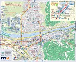 Heidelberg Tourist Map Map Tourist Map Tourist