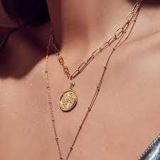 Daydreamer Gold Necklace Wanderlust Co Gold Necklace Gold Coin Necklace Necklace