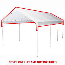 Arrow galvanized black/eggshell 10 x 15 x 7 steel carport kit. Arrow Galvanized Steel Metal Carport 10 15 Eggshell Brickseek