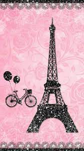 Pink Sparkly Paris Eiffel Wallpaper Paris Wallpaper Pink Paris Wallpaper Eiffel Tower Art