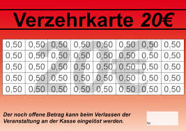 Check spelling or type a new query. Verzehrkarte 20 Eur Mit Vorlagen Verzehrkarte 24
