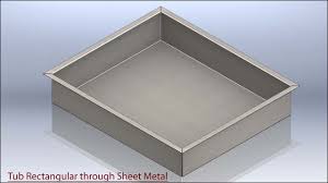 Rs pro aluminium square tube are hollow tubes that are available in various widths and thicknesses. Rectangular Tub Through Sheet Metal Siemens Nx Tutorial Youtube