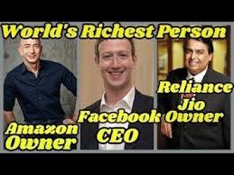 The Top 25 Richest People of the World | Net Worth | Assets | Property |  2020 - YouTube