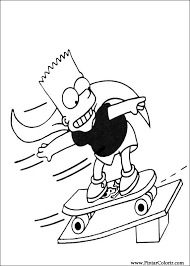 Imprimir desenhos para colorir e desenhos para pintar. Desenhos Para Pintar E Colorir Simpsons Imprimir Desenho 004