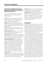 Find william r smith, md address, phone number and more. Pdf Student Use Of Health Literacy Tools To Improve Patient Understanding And Medication Adherence