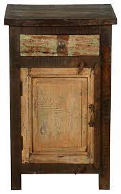 Search through alibaba.com for creative rustic nightstands design to add to the decor of a home. Appalachian Distressed Reclaimed Wood Nightstand End Table Cabinet Farmhouse Nightstands And Bedside Tables By Sierra Living Concepts Houzz