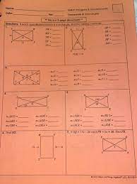 H lesson 8 homework i =5 i _ o 4. Solved Unit 7 Polygons And Quadrilaterals Homework 4 Rect Chegg Com