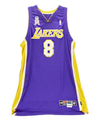 A piece of art depicting the late kobe bryant's los angeles lakers jersey made of flowers was created and put on display at michael jordan's 57th. Lot Detail 2001 2002 Kobe Bryant Game Used Lakers Jersey With 9 11 Patch From Three Peat Season Dc Sports