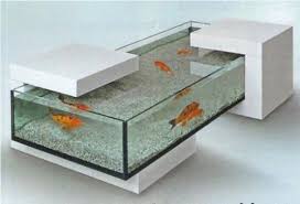 This table offers a relaxing atmosphere. Aquariums In Interiors Kahve Masasi Akvaryumlar Ev Ic Mekanlari