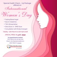 On The Occasion Of International Women S Day Mark The Start Of Your Journey Towards Better Health With Health Check Serum Creatinine International Women S Day