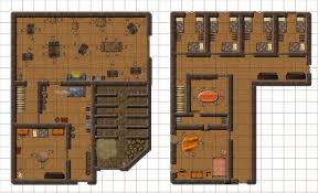 Dundjinni Mapping Software Forums Inn Floorplan Tap Room Dungeon Tavern