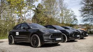 Porsche macan wallpapers, black, road, mountains, cars. First Drive Review 2022 Porsche Macan Prototype Builds A Fun Bridge To An Electric Future