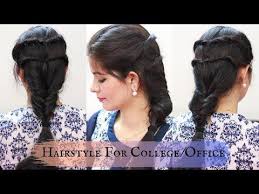 Unseen Braided Hairstyle 2019 Hairstyle For Kurti Fishtail Braided Hairstyle For College O Braided Hairstyles College Hairstyles Fishtail Braid Hairstyles
