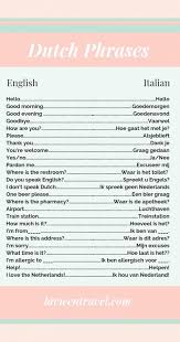 Would you like to know how to say beautiful in 100 different languages? Dutch Phrases To Know For Your Amsterdam Trip Traveling To The Netherlands Get This Free Download Along With Some Amazi Idioma Alemao Idioma Lingua Holandesa