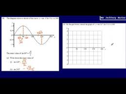 19 Trig Graphs Gcse Maths Edexcel Practice Tests Set 3 1h Youtube