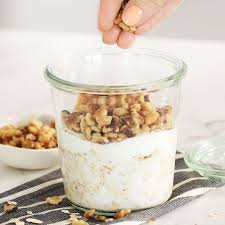 Banana Nut Overnight Oats Recipe Quaker Oats Recipe Food Recipes Oats Recipes