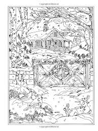 Coloring books aren't just for kids: Winter Wonderland Pritnable Christmas Pages To Color Coloring Printable B108 Castle