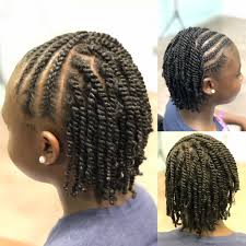 Flat twist updo tutorial for 4c hair ig: Easy Childrens Braids Black Hairstyles Natural Hair Hairstyle Directory