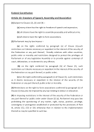 The constitution of 1874 was adopted november 3, 1873, by a constitutional convention which was called pursuant to the act of no later than 60 days following the official reporting of the federal decennial census as required by federal law, the four. Article 10 Of Federal Constitution