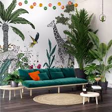 Venez découvrir sur notre site internet tous les modèles proposés, disney, marvel. Decor Mural Numerique Xl Day Color Jungle 300 X 270 Cm Idee Deco Maison Idees De Decor Decoration Balcon D Appartement