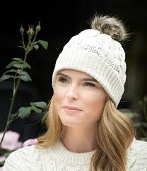 Vivisence Bonnet D'hiver Pour Femme Avec Pompon Chaud Et Confortable