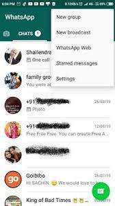 Click On Three Dots Open Browser Party Apps Whatsapp Message