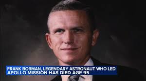 Astronaut Frank Borman, Apollo 8 commander, has died: NASA